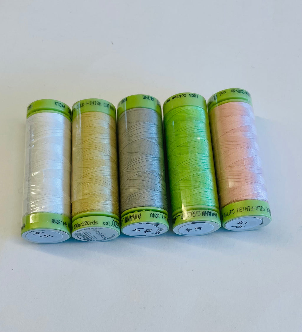 Mettler Silk Finish 60W Cotton Thread 200m Spool