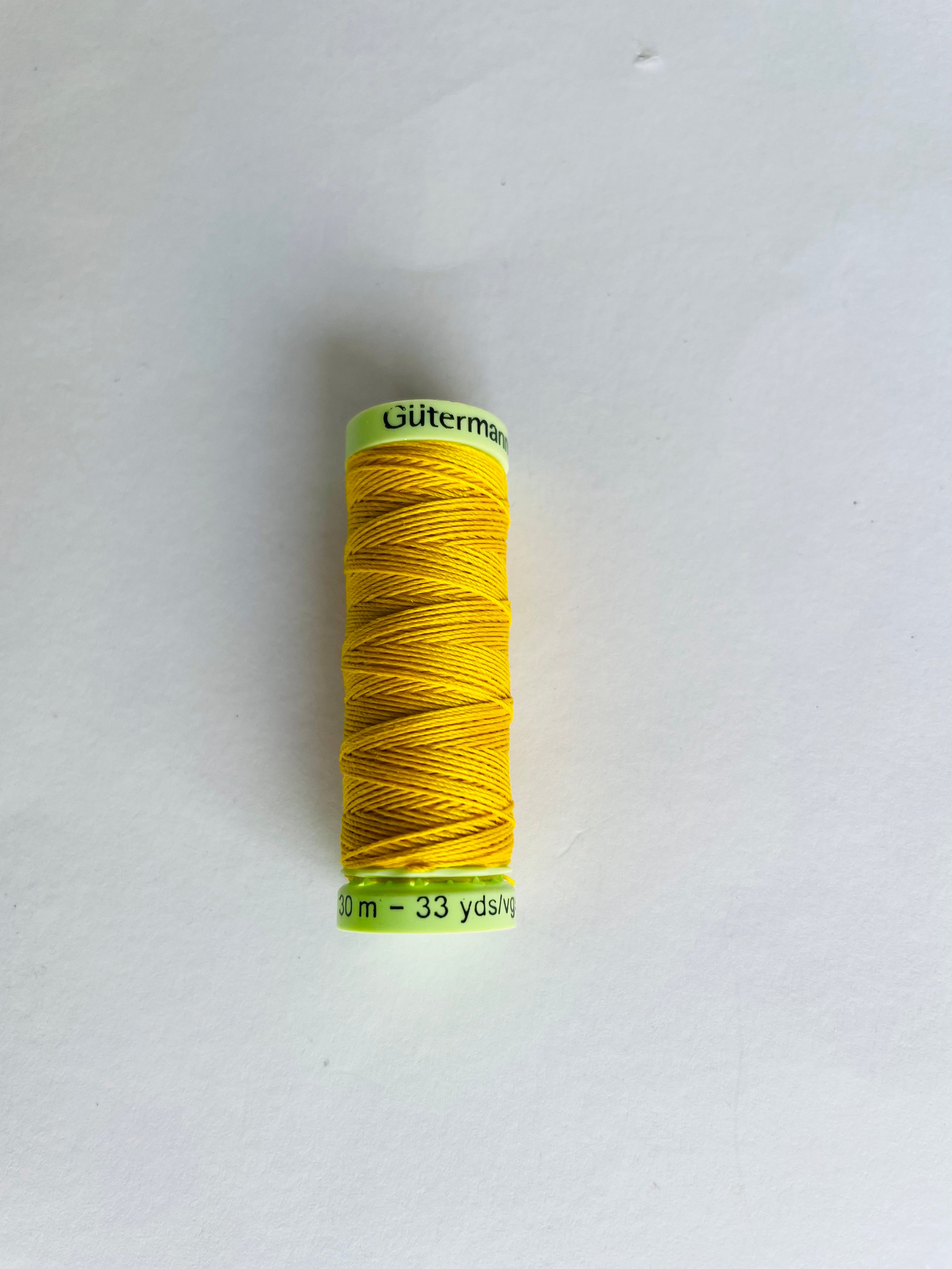 Gutermann 30m: Top Stitch 106 Bright Yellow