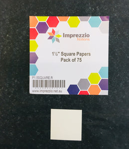 Imprezzio 1 1/2” Square Papers