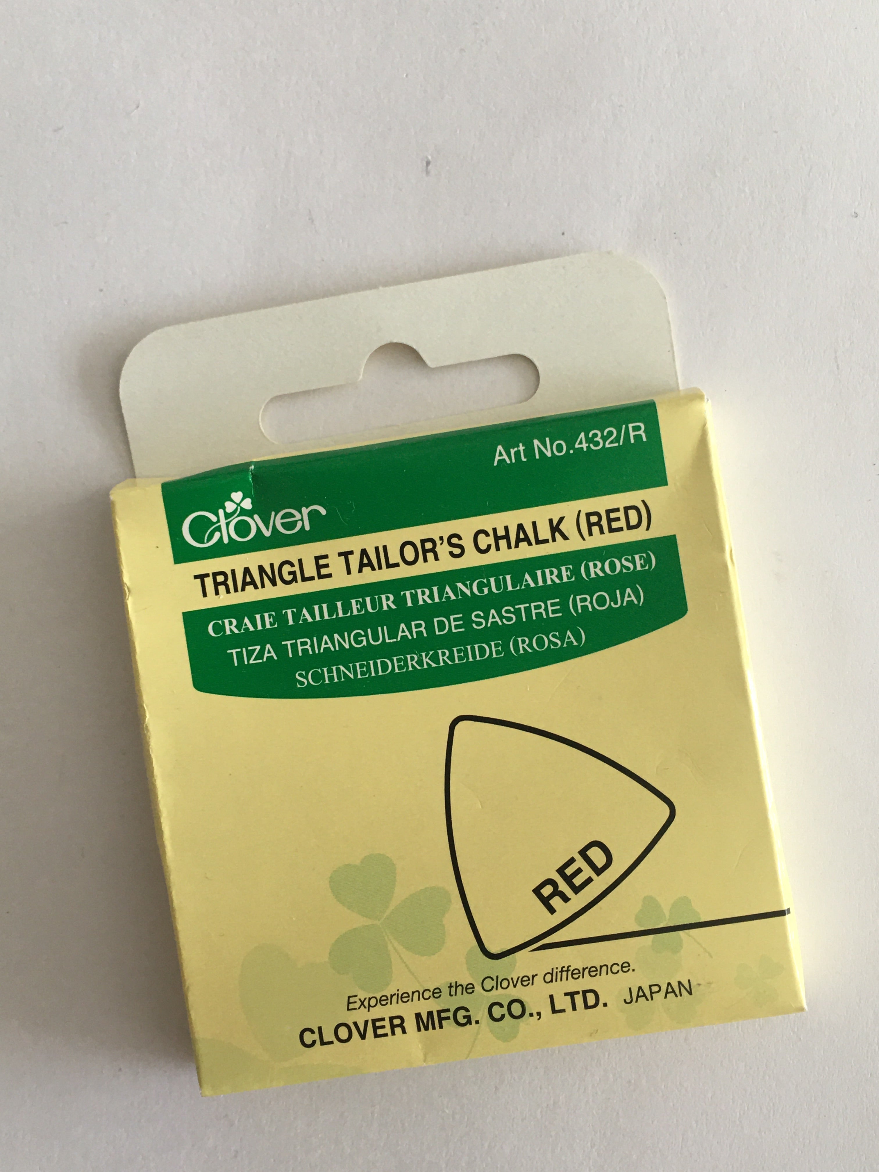 Triangle Tailor's Chalk (Yellow)