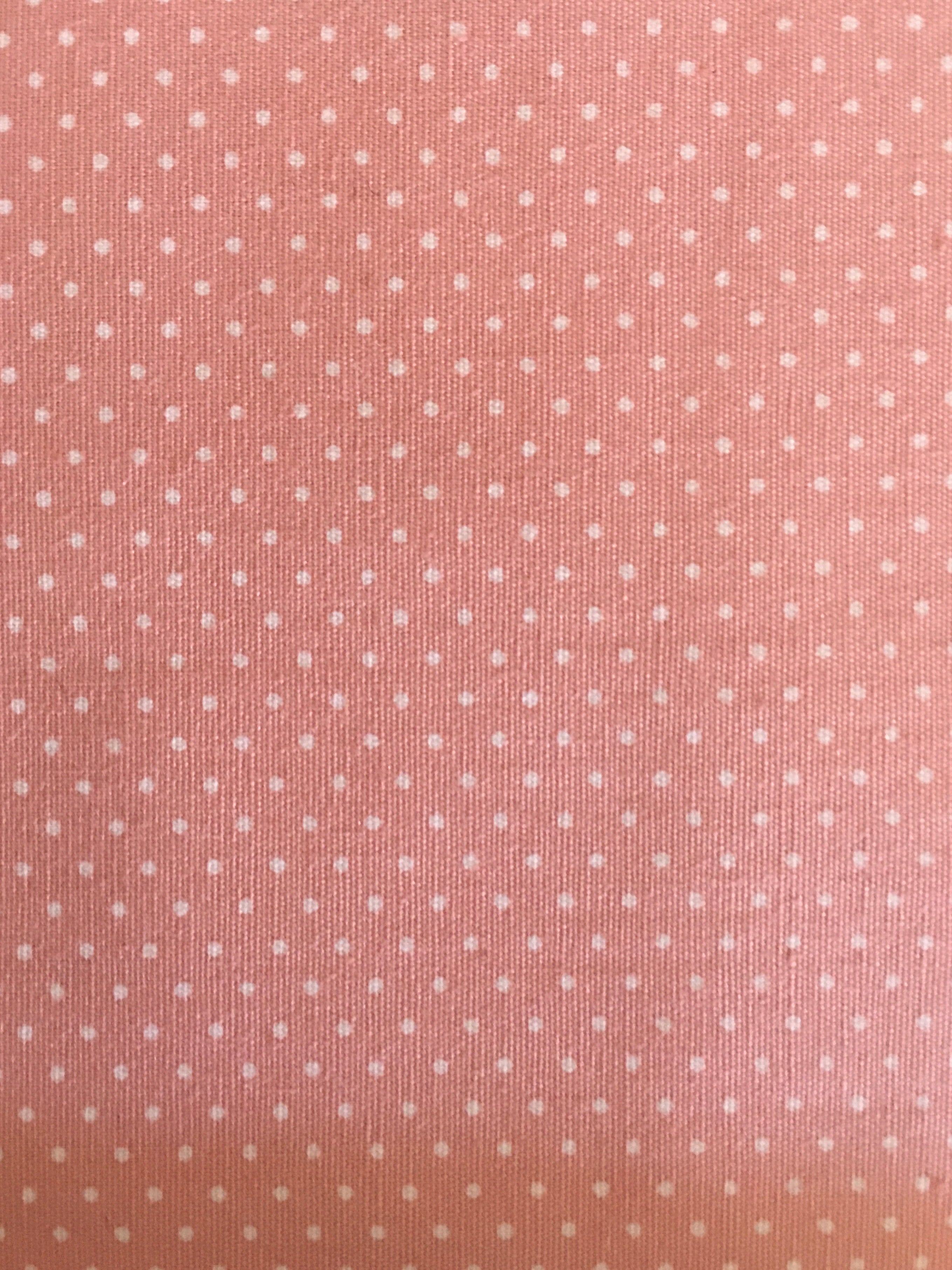 Sevenberry White Micro Dot on Dusty Pink
