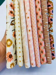 Toffee and Cream Fat Quarter Bundle