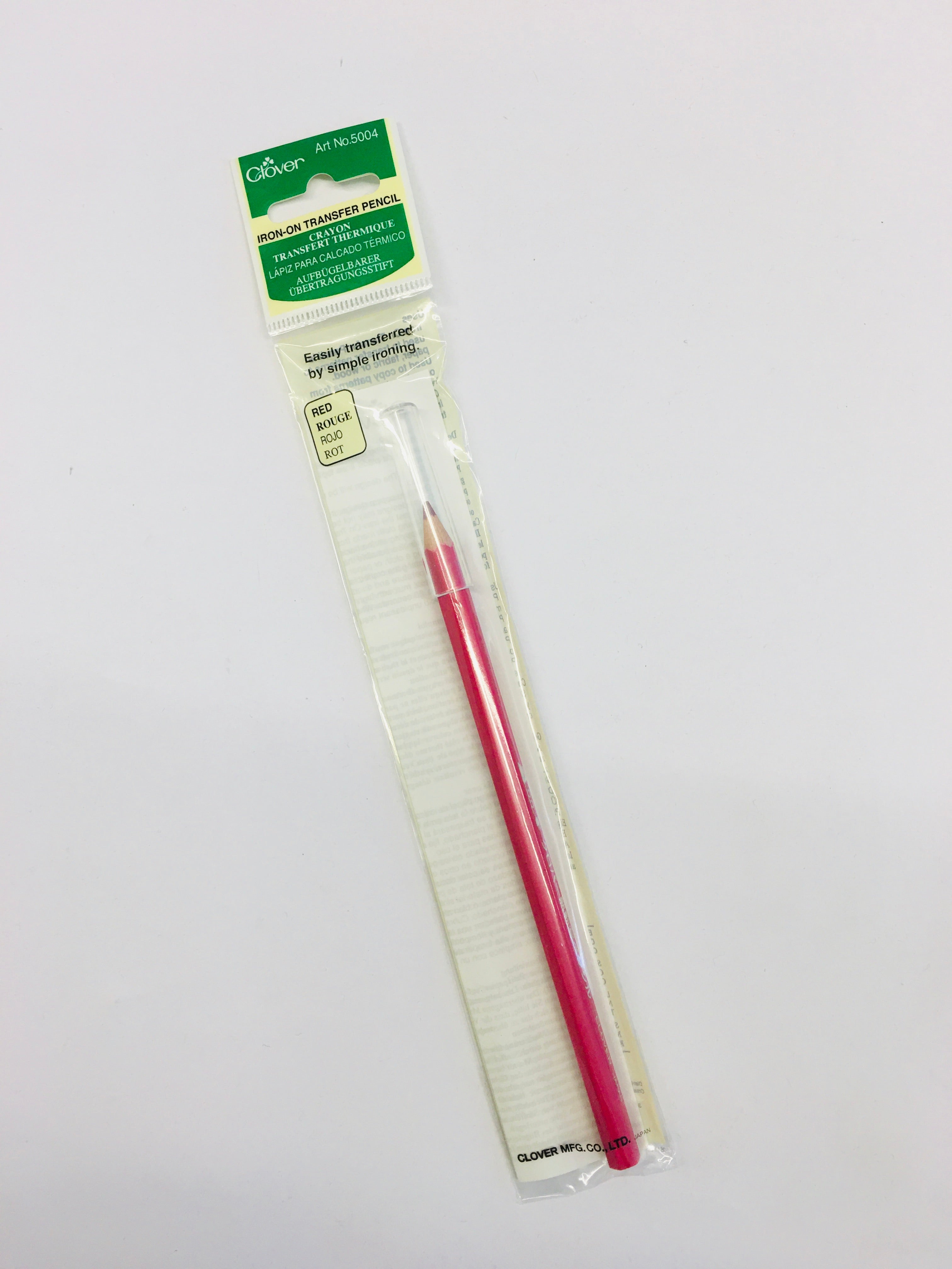 Clover Iron-On Transfer Pencil Red